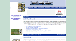 Desktop Screenshot of landandwater.com